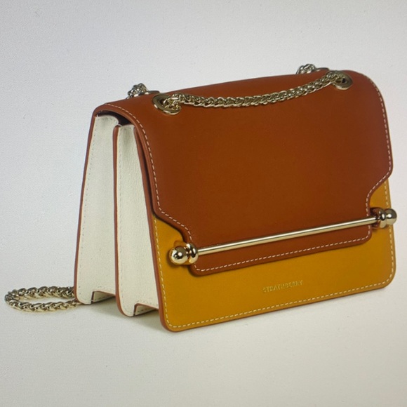 Strathberry Handbags - Strathberry Mini East/West Tricolor Leather Shoulder Bag
STRATHBERRY